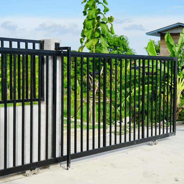 Electric sliding gate installation in Kenya