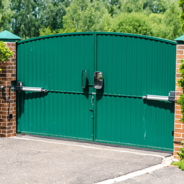 Electric swing gate installation in Kenya