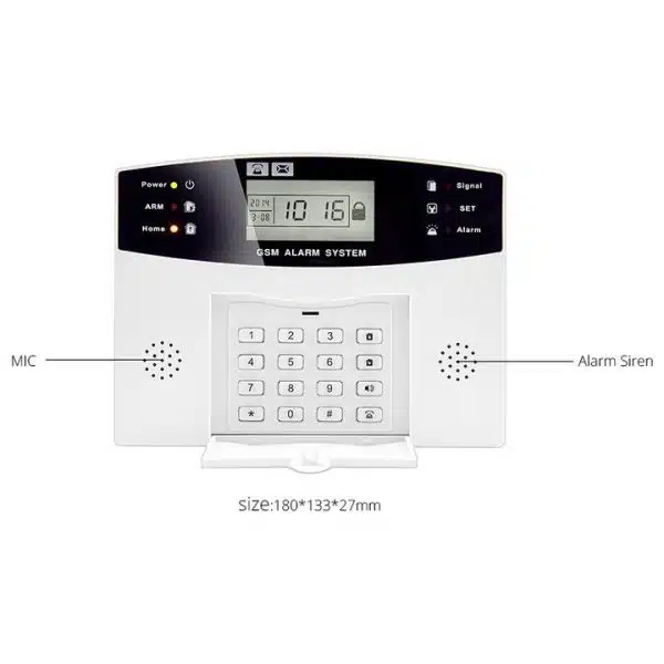 Home Security GSM Alarm systems Voice Prompt Wireless Door sensor LCD Display SIM SMS GSM Alarm - Image 2