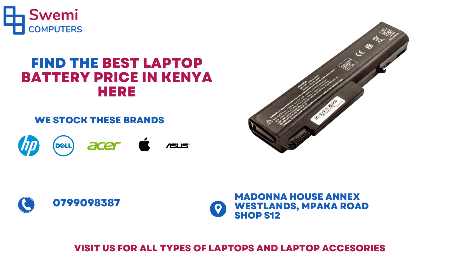 Best Laptop Battery Price in Kenya